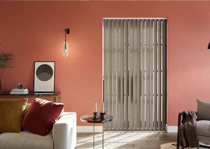 Trinity (Blackout), Truffle - Vertical Blind - Image 3